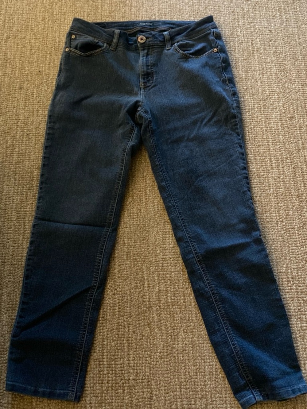 Vintage Inspired Jordache straight leg blue stretch jean